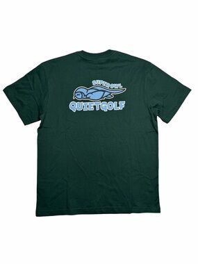 Quiet Golf Superowl T-Shirt Mens Medium Forest Green NEW $50 MSRP